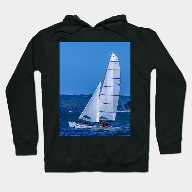 Hobie Cat Sailing Hoodie by Upbeat Traveler